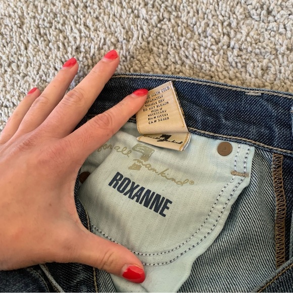 7 For All Mankind Roxanne Slim Straight Jeans Size 27 - Picture 8 of 9